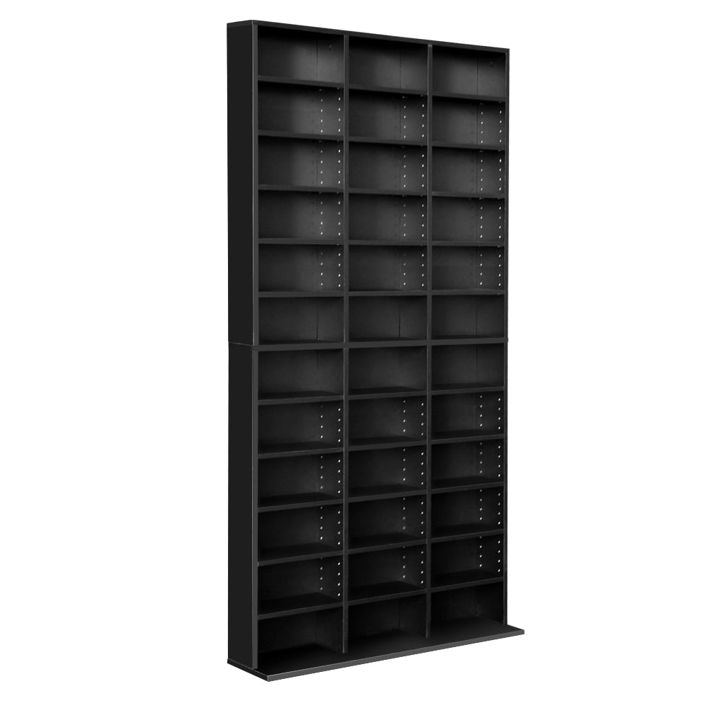BERT Black CD Storage Rack Bookshelf