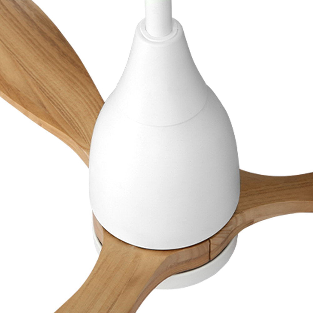 Devanti 52'' Ceiling Fan AC Motor Light Wood Remote Control