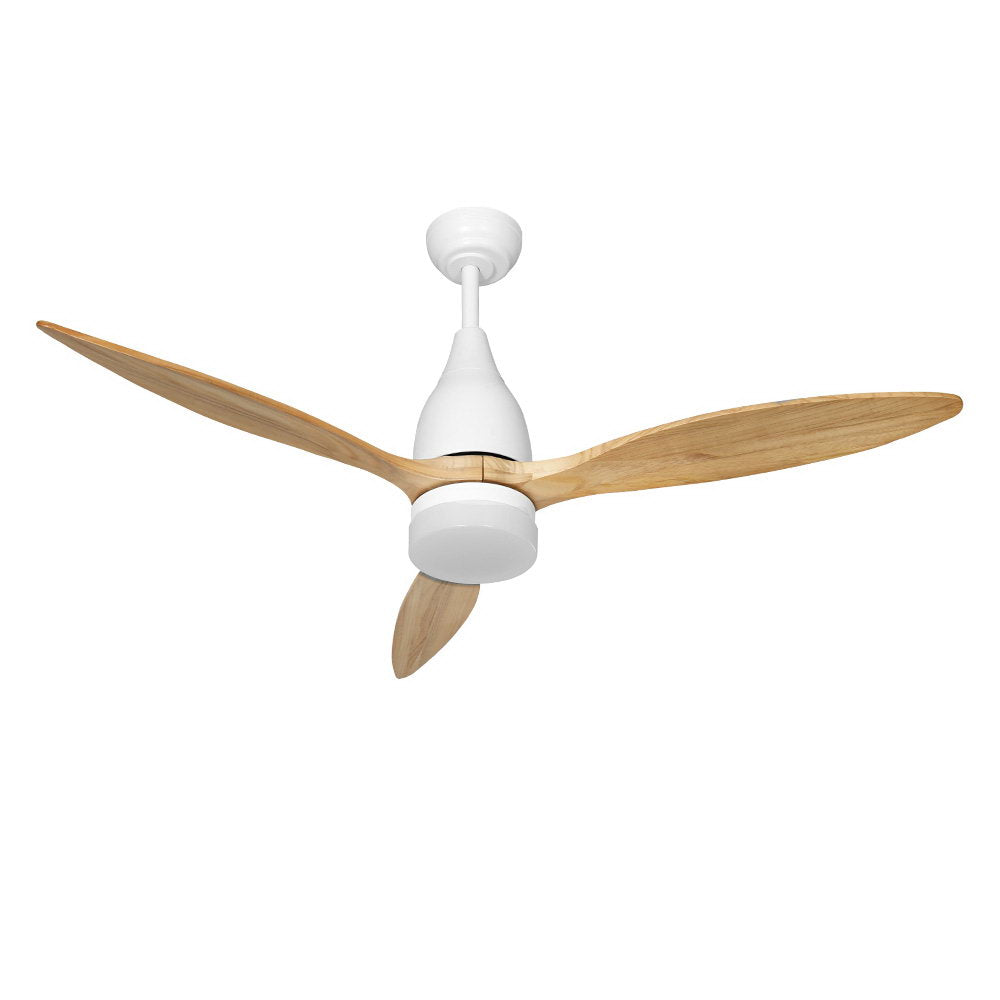 Devanti 52'' Ceiling Fan AC Motor Light Wood Remote Control