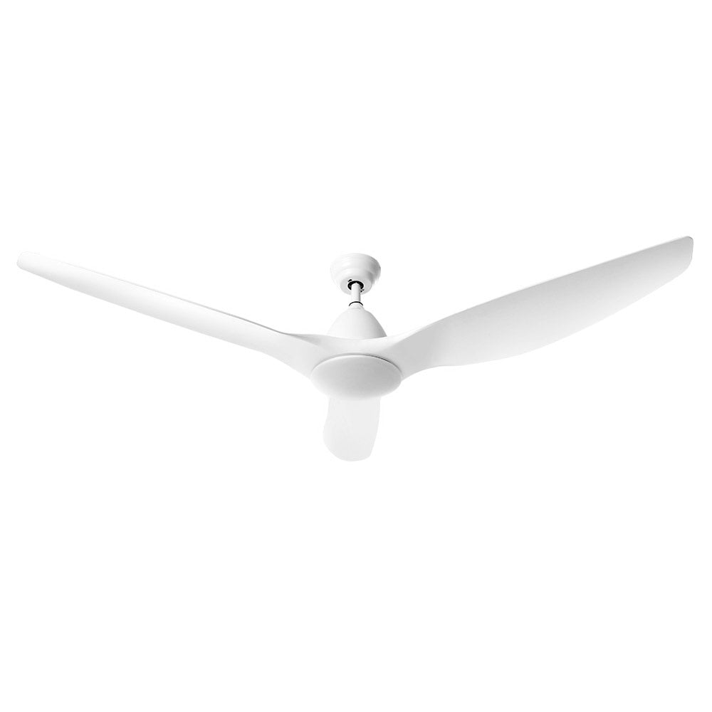 Devanti 64'' Ceiling Fan DC Motor LED Light Remote White