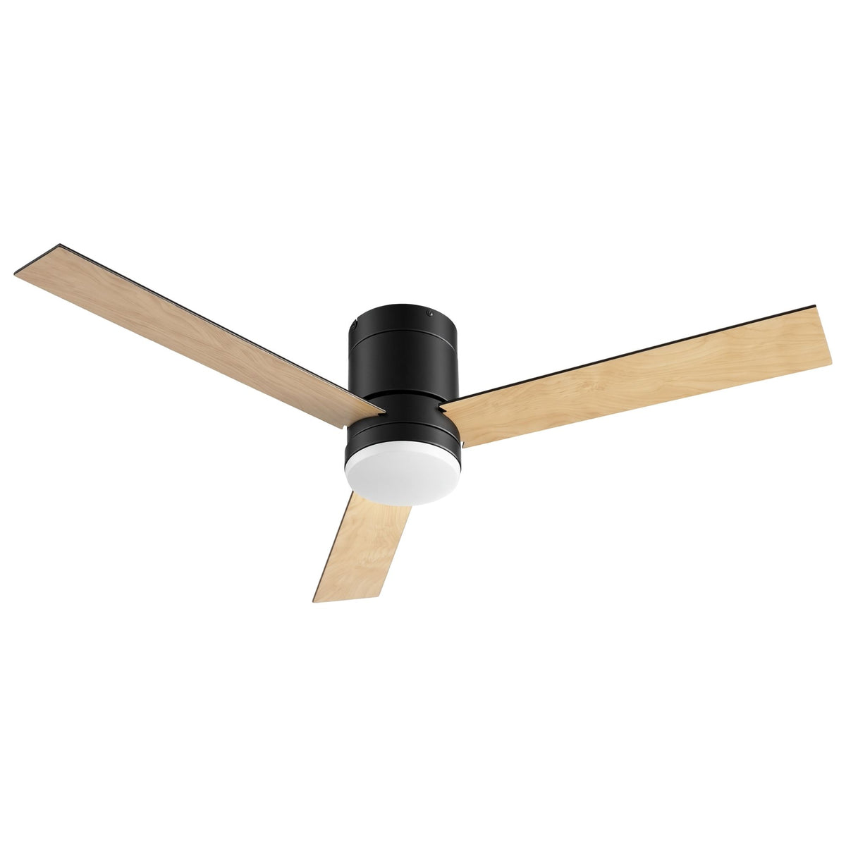 Devanti 52 Inch Ceiling Fan 3 Blade DC Motor Light Wood and Black