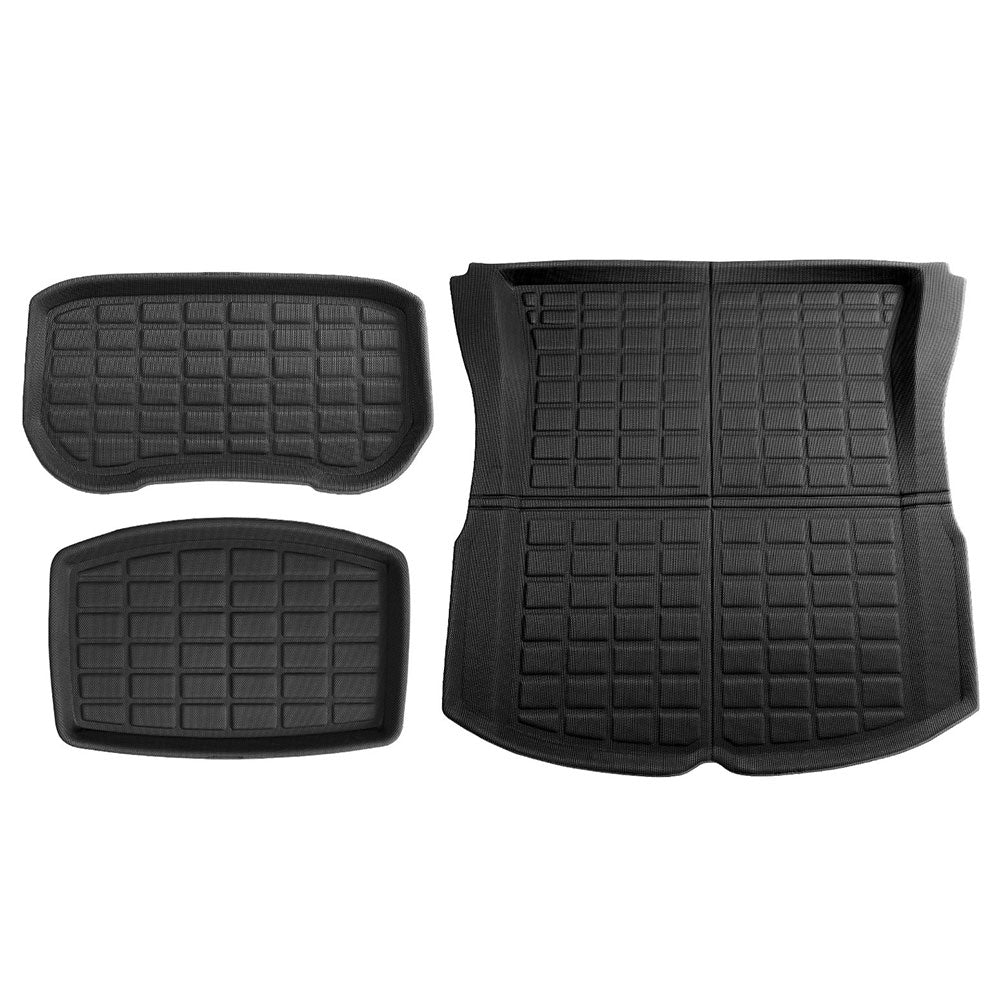 Waterproof Scratch-Resistant Cargo Mats for Tesla 3 2024 - Weisshorn