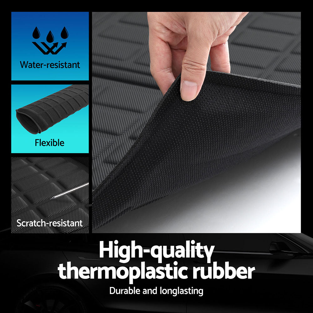 Waterproof Scratch-Resistant Cargo Mats for Tesla 3 2024 - Weisshorn