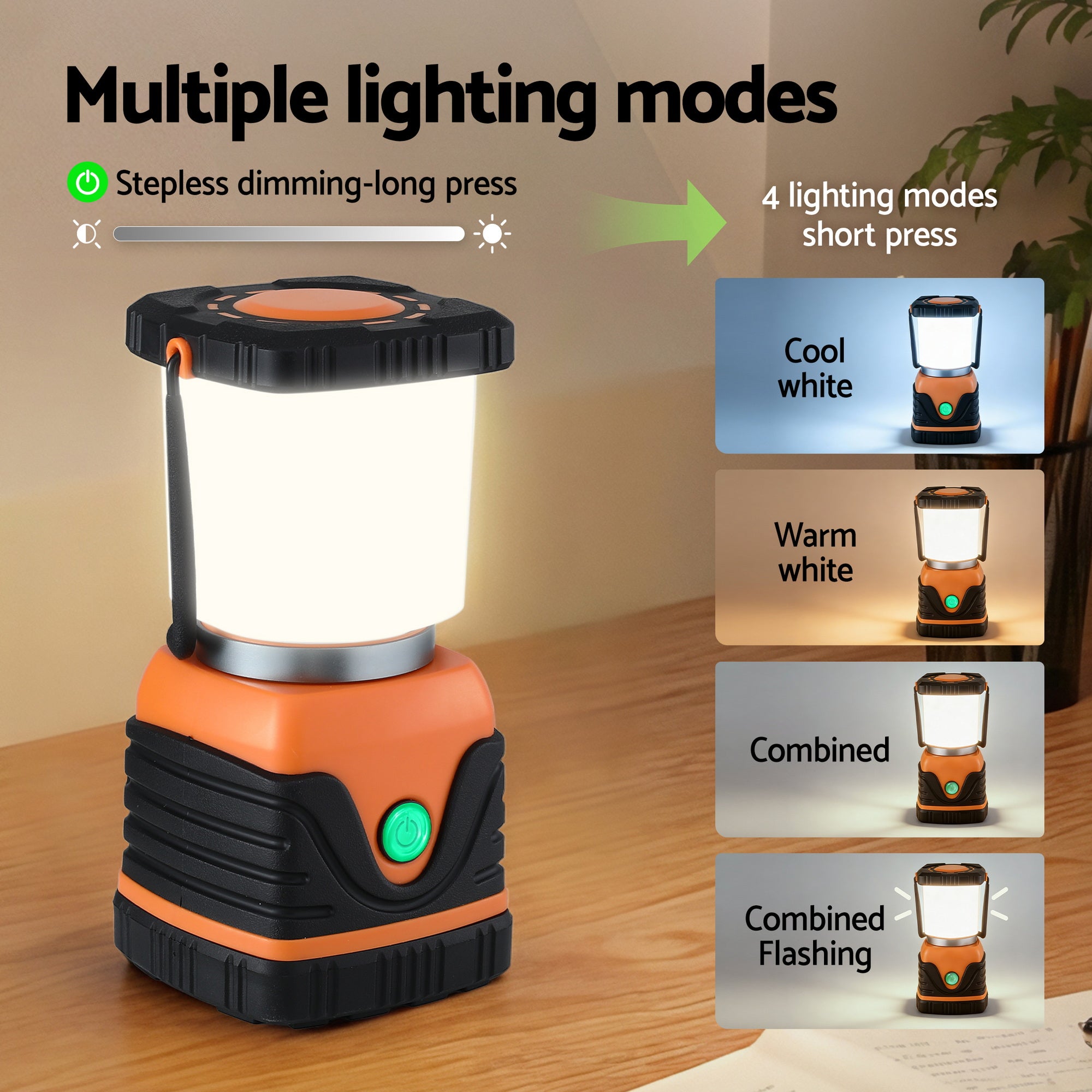 Weisshorn 2-Pack LED Camping Lanterns, 1000LM Super Bright Waterproof Portable Emergency Tent Lights