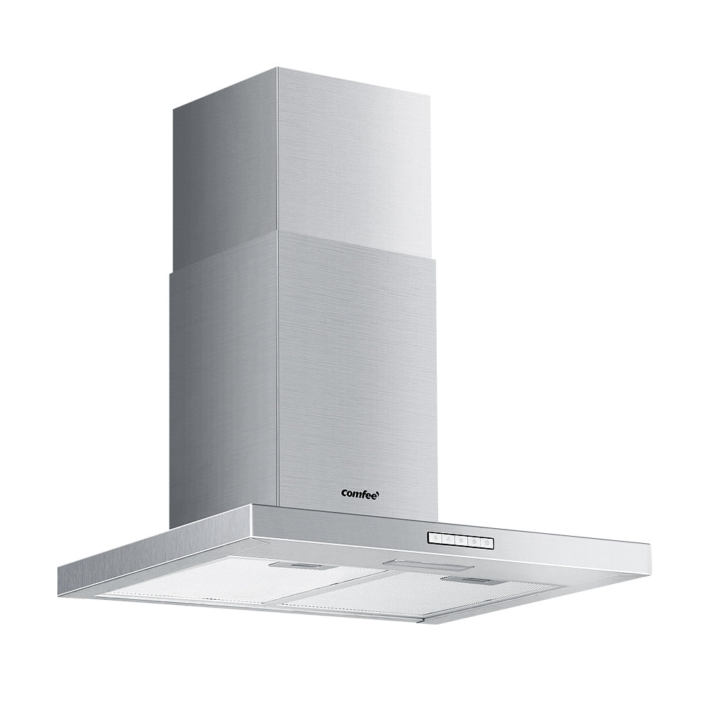 High Suction 600mm Rangehood, LED Light, Stainless Steel – Comfee