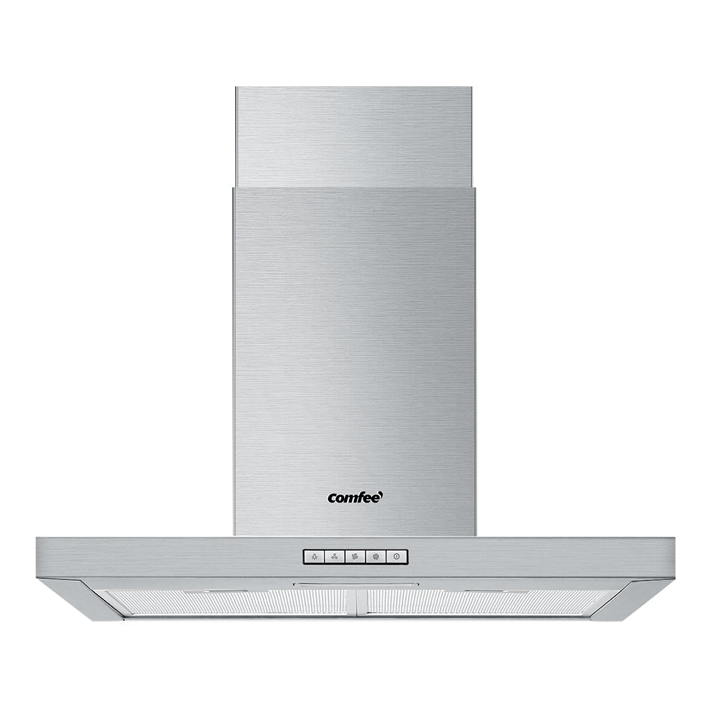 High Suction 600mm Rangehood, LED Light, Stainless Steel – Comfee