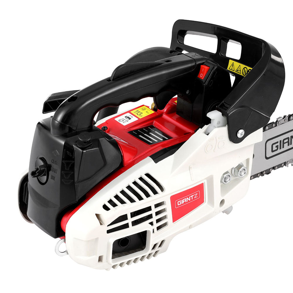 Giantz 25cc Petrol Chainsaw 10" Bar E-Start Tree Pruning