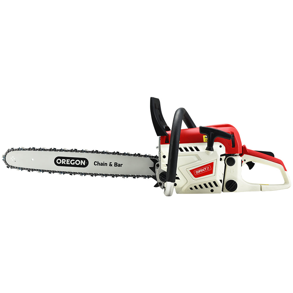 Giantz 52CC Petrol Chainsaw 20" Oregon Bar E-Start Commercial