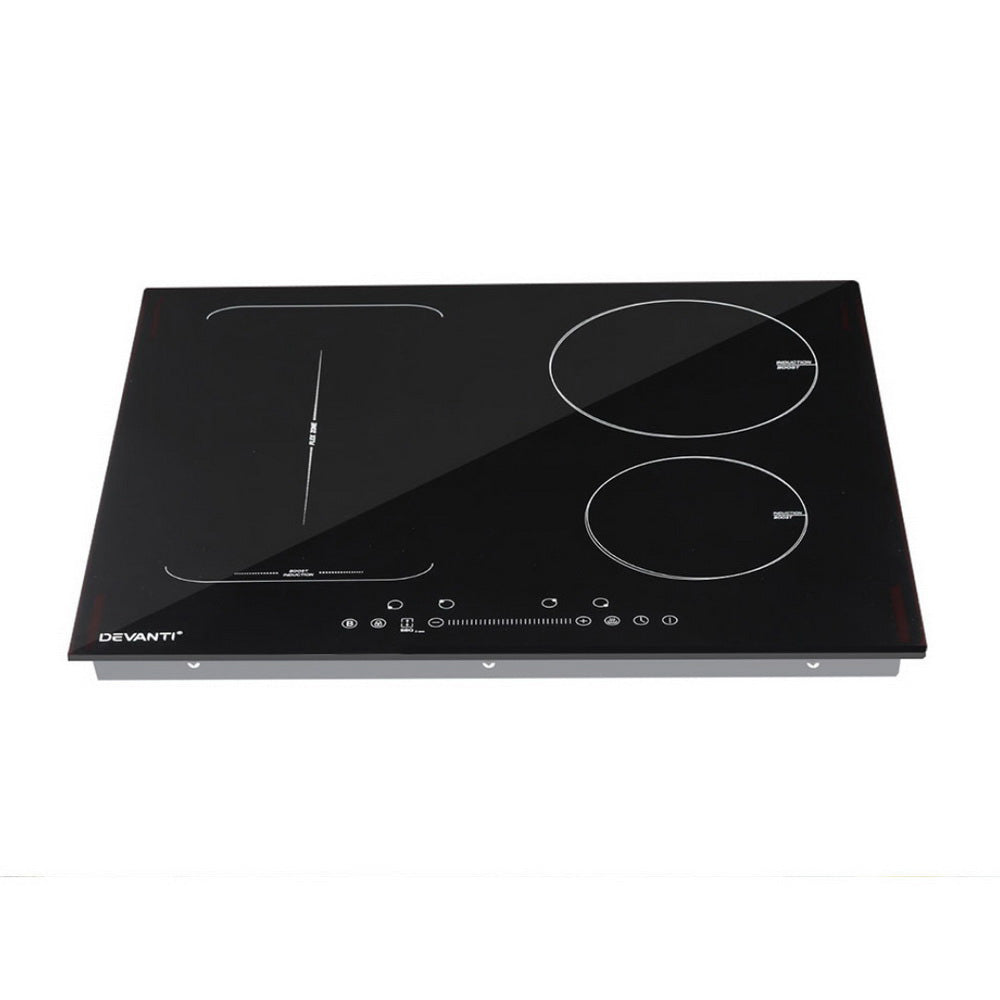 Devanti 60cm Induction Cooktop 4-Zone Electric Black