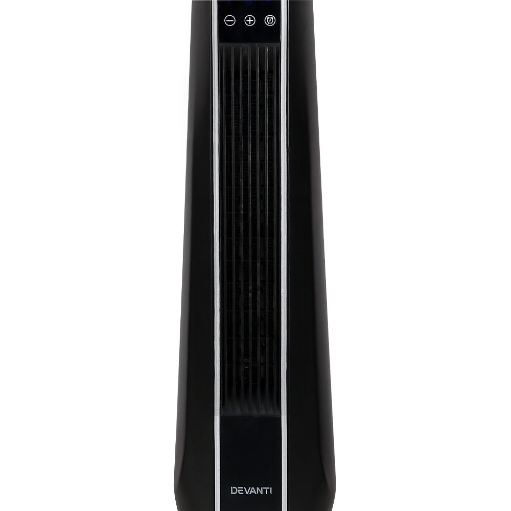Devanti 2400W Ceramic Tower Heater Black