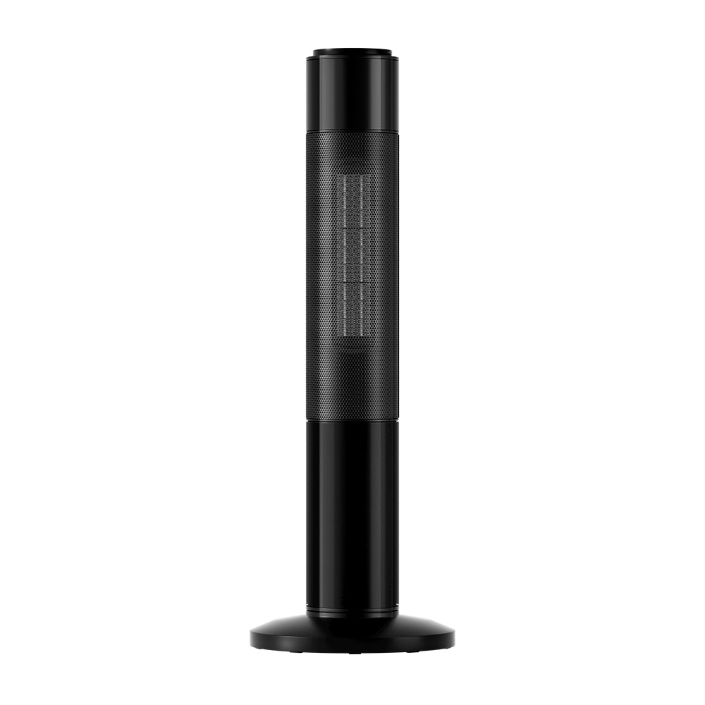 Devanti 2000W Ceramic Tower Heater 3D Flame Black