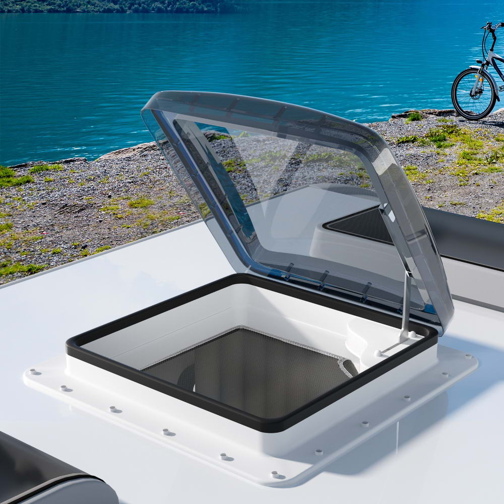 Weisshorn Caravan Roof Vent Air Exhaust Hatch White