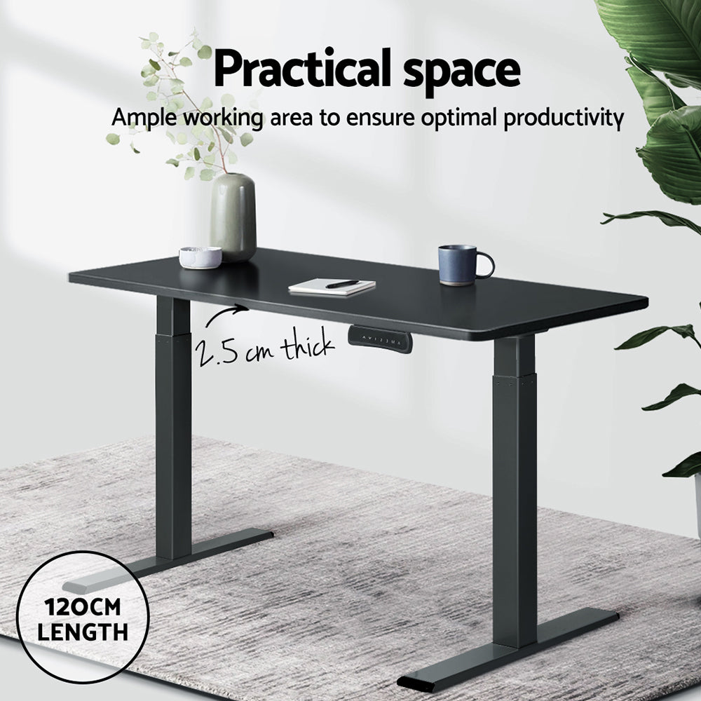 Artiss 120CM Desk Top Black Matt Finish