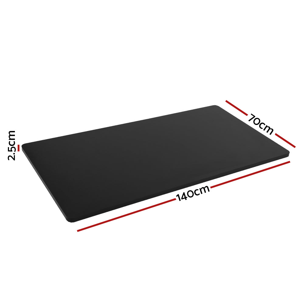 Artiss 140CM Desk Top Black Matt Finish