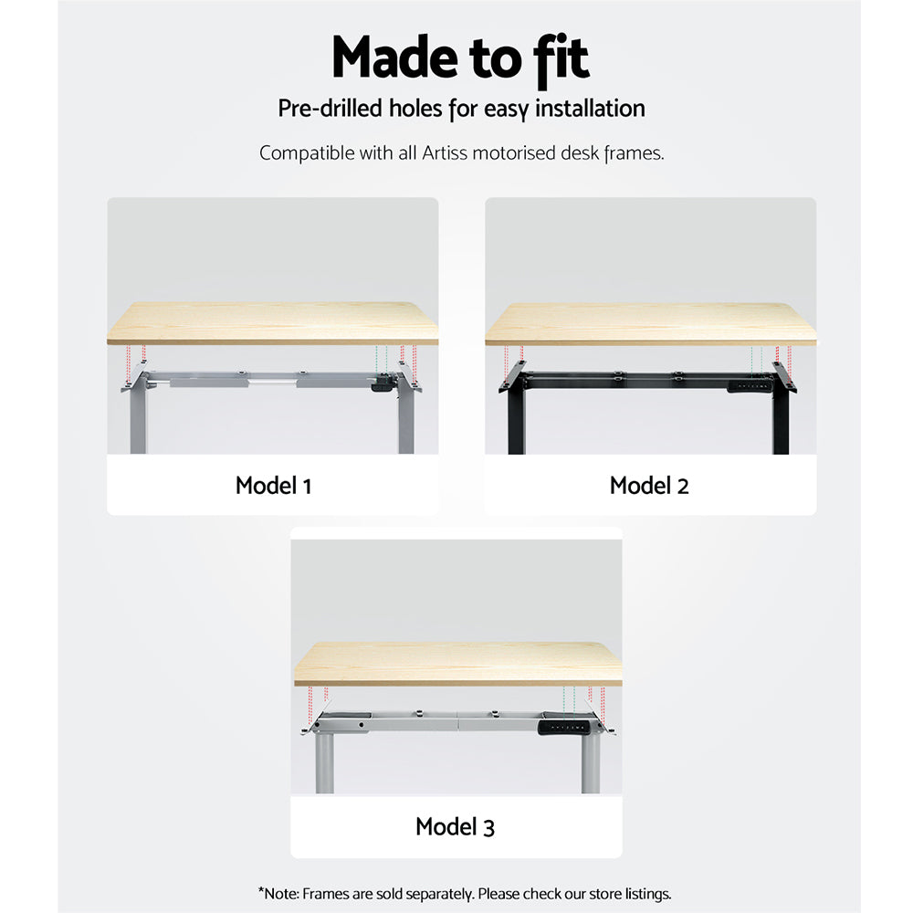Artiss 140cm Desk Top White Oak