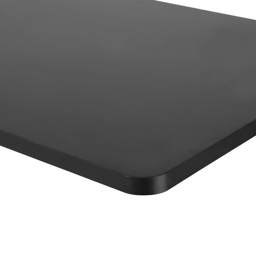 L-Shape 160cm Standing Desk Top Black