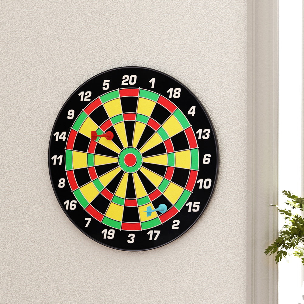 Magnetic Dartboard 16" Kids Toy Gift Red/Black