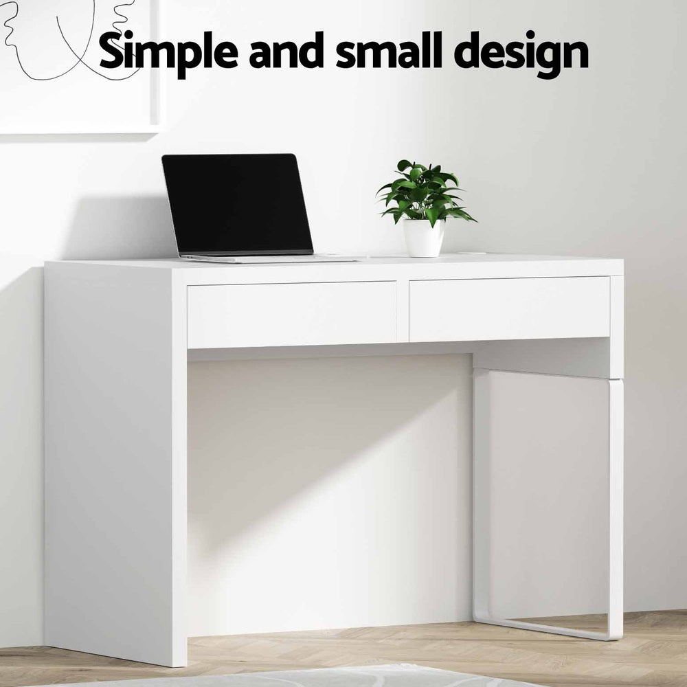 Artiss White Computer Desk with Drawers