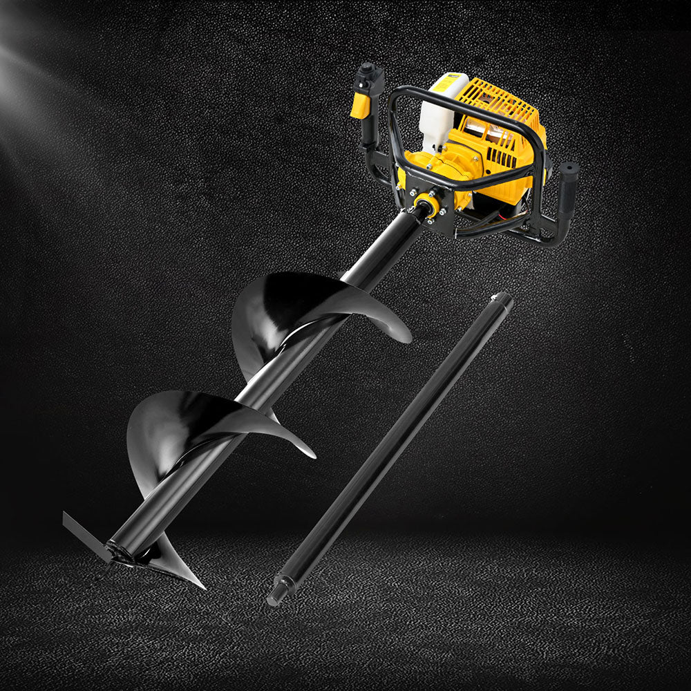 Giantz Post Hole Digger 63cc Petrol 300mm Auger