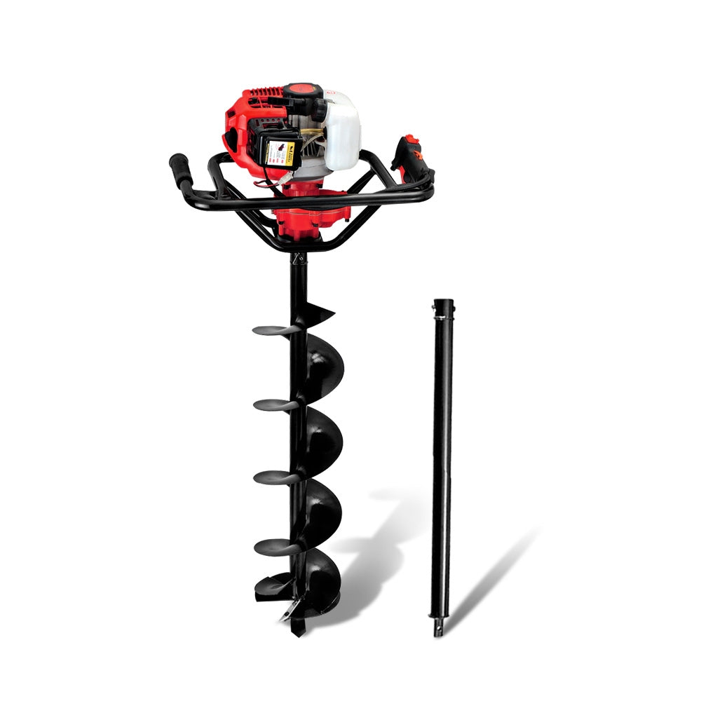 Giantz 92CC Petrol Post Hole Digger 200mm Auger Drill Extension