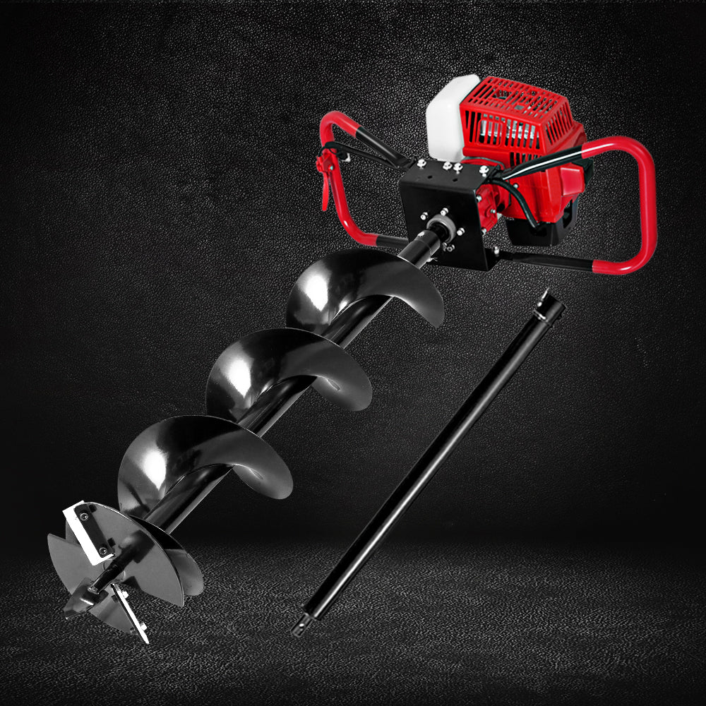 Giantz Post Hole Digger 63cc Petrol Auger Drill 200mm
