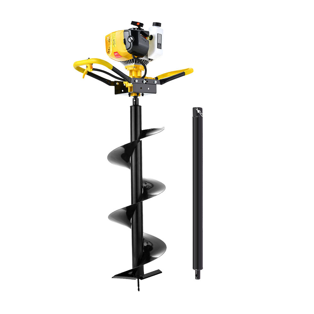 Giantz 74CC 300mm Petrol Post Hole Digger Drill Auger Extension