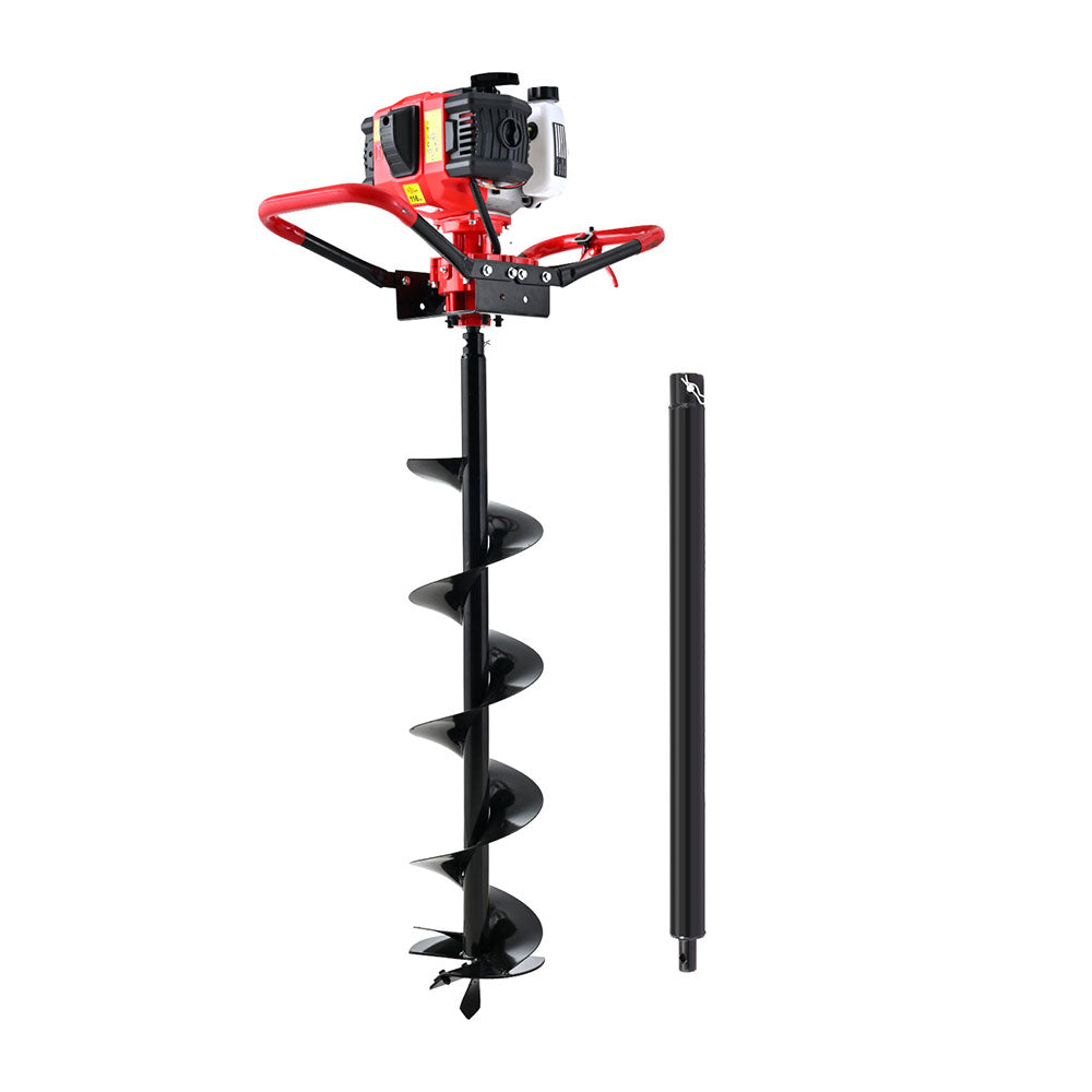 Giantz 65CC Petrol Post Hole Digger 200mm Auger Extension