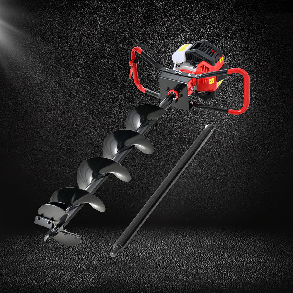 Giantz Post Hole Digger 65cc Petrol with 200mm Auger