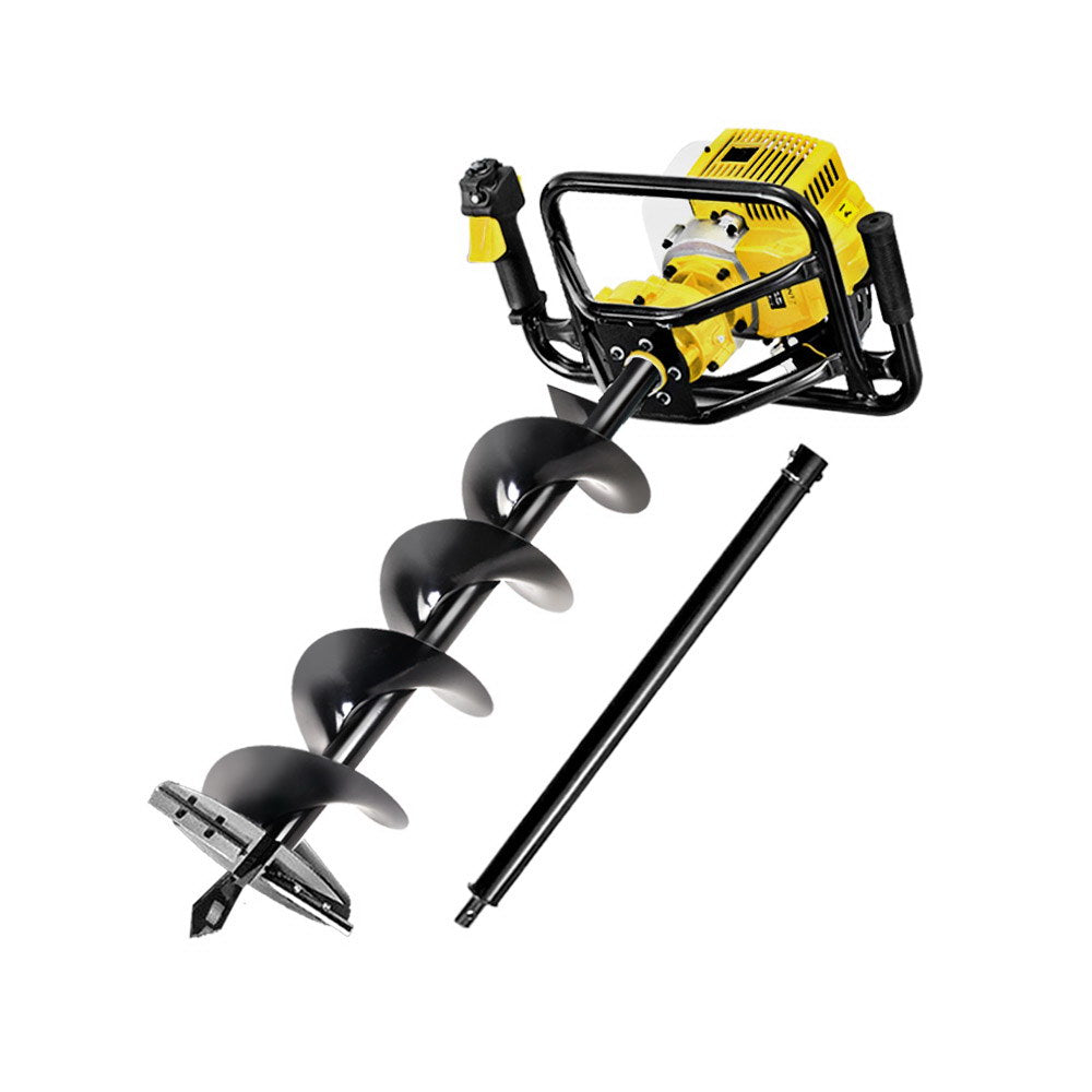 Giantz 92CC Petrol Post Hole Digger 200mm Auger Extension