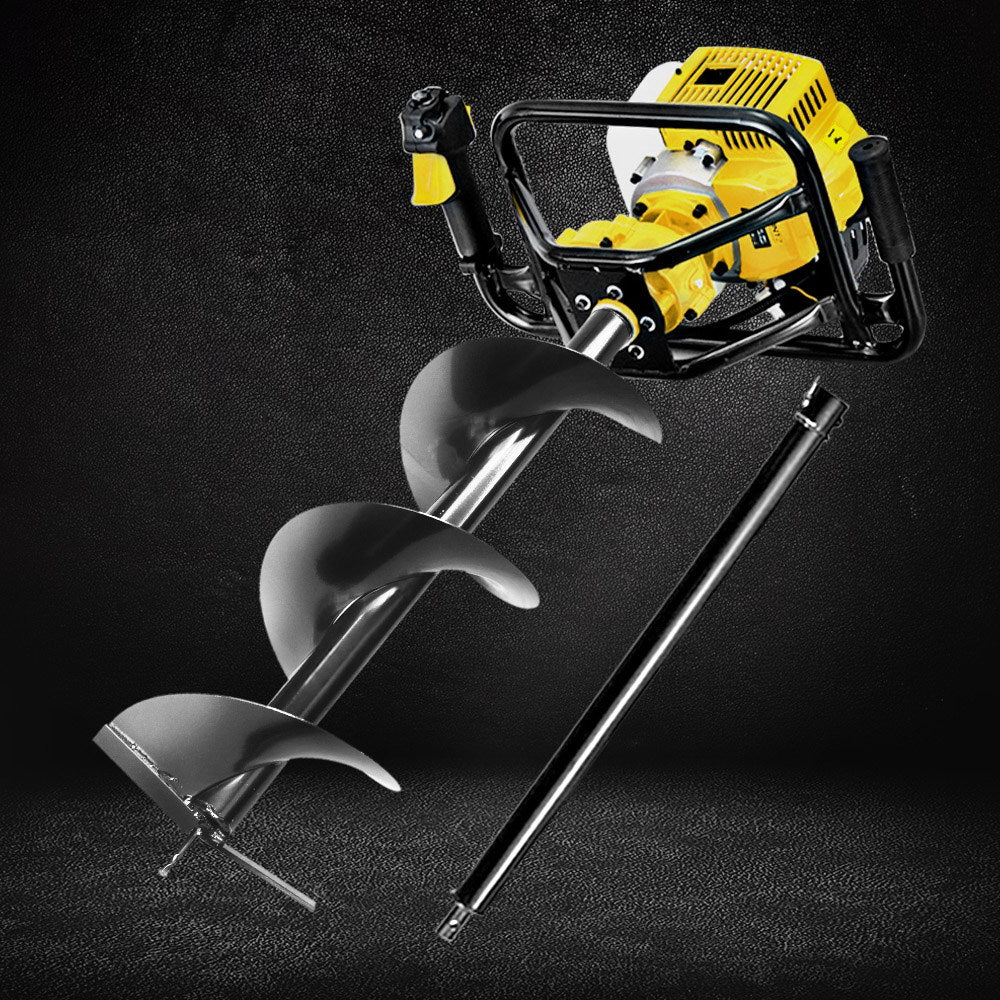 Giantz Petrol Post Hole Digger 65cc with 300mm Auger