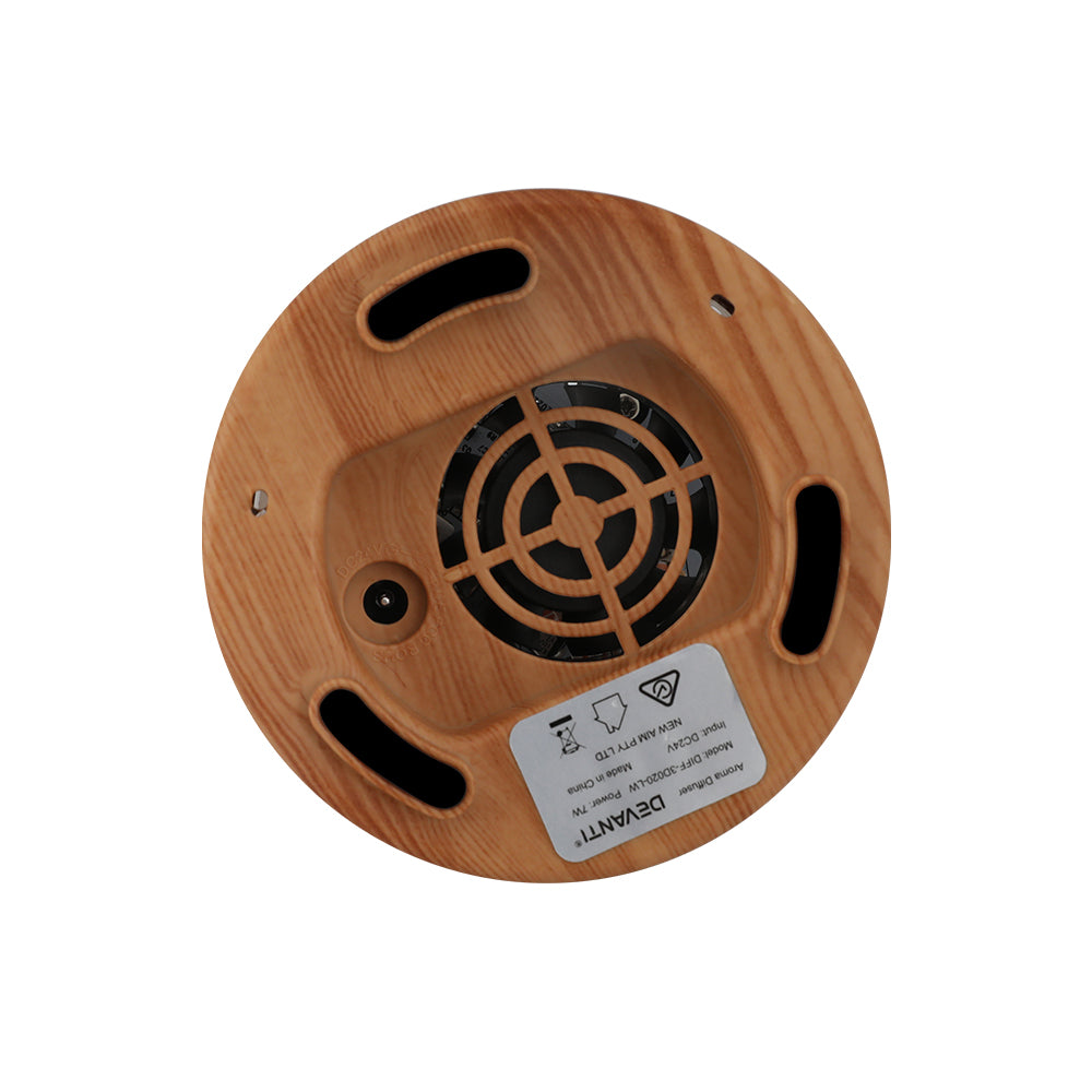 Devanti 100ml Aroma Diffuser 3D Light Wood Aromatherapy Humidifier