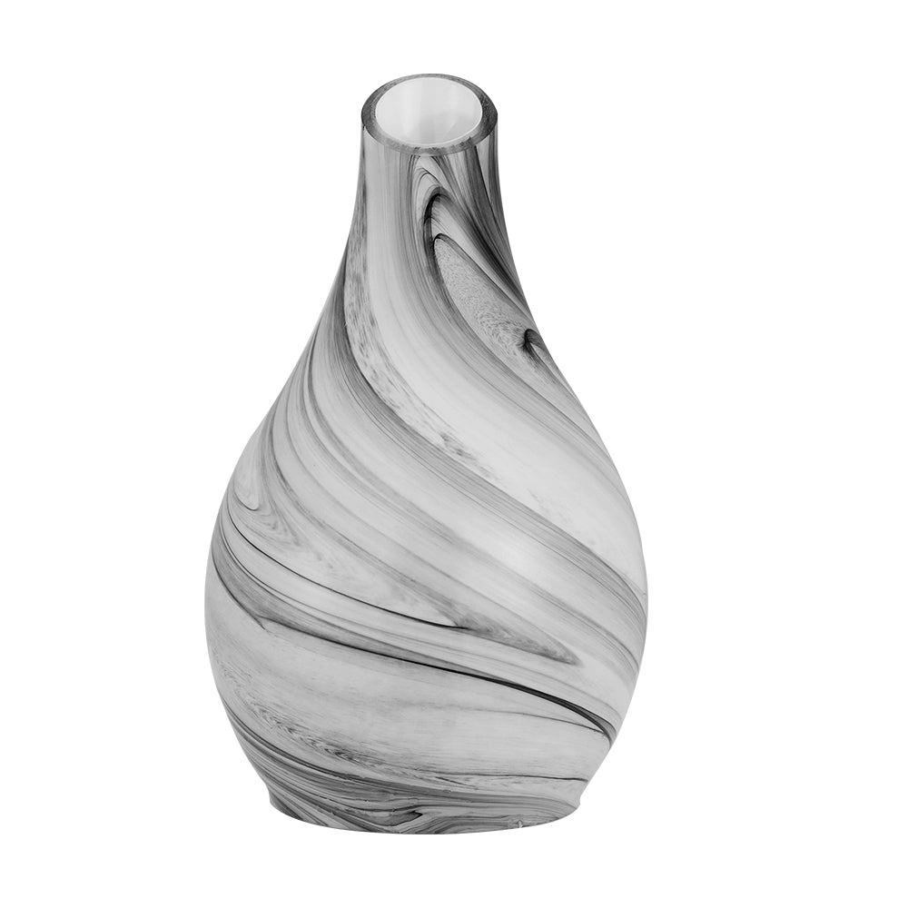 Devanti 100ml Aroma Diffuser LED Glass Marble Black