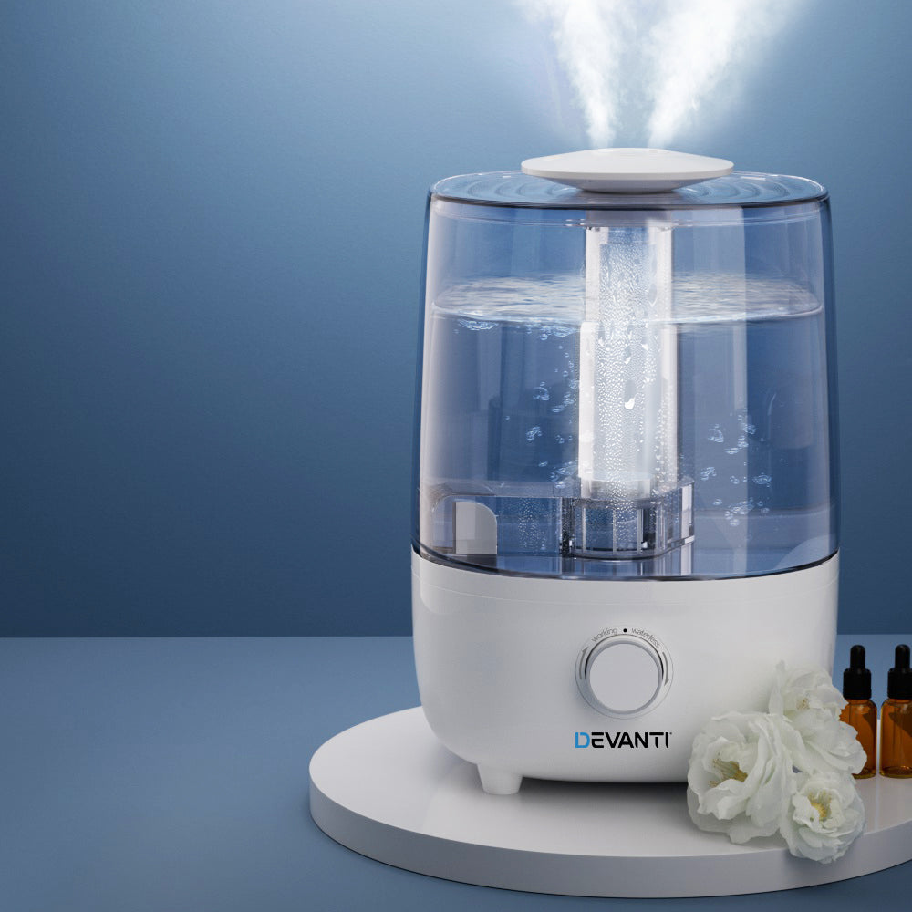 Devanti 4L Aroma Diffuser Humidifier White