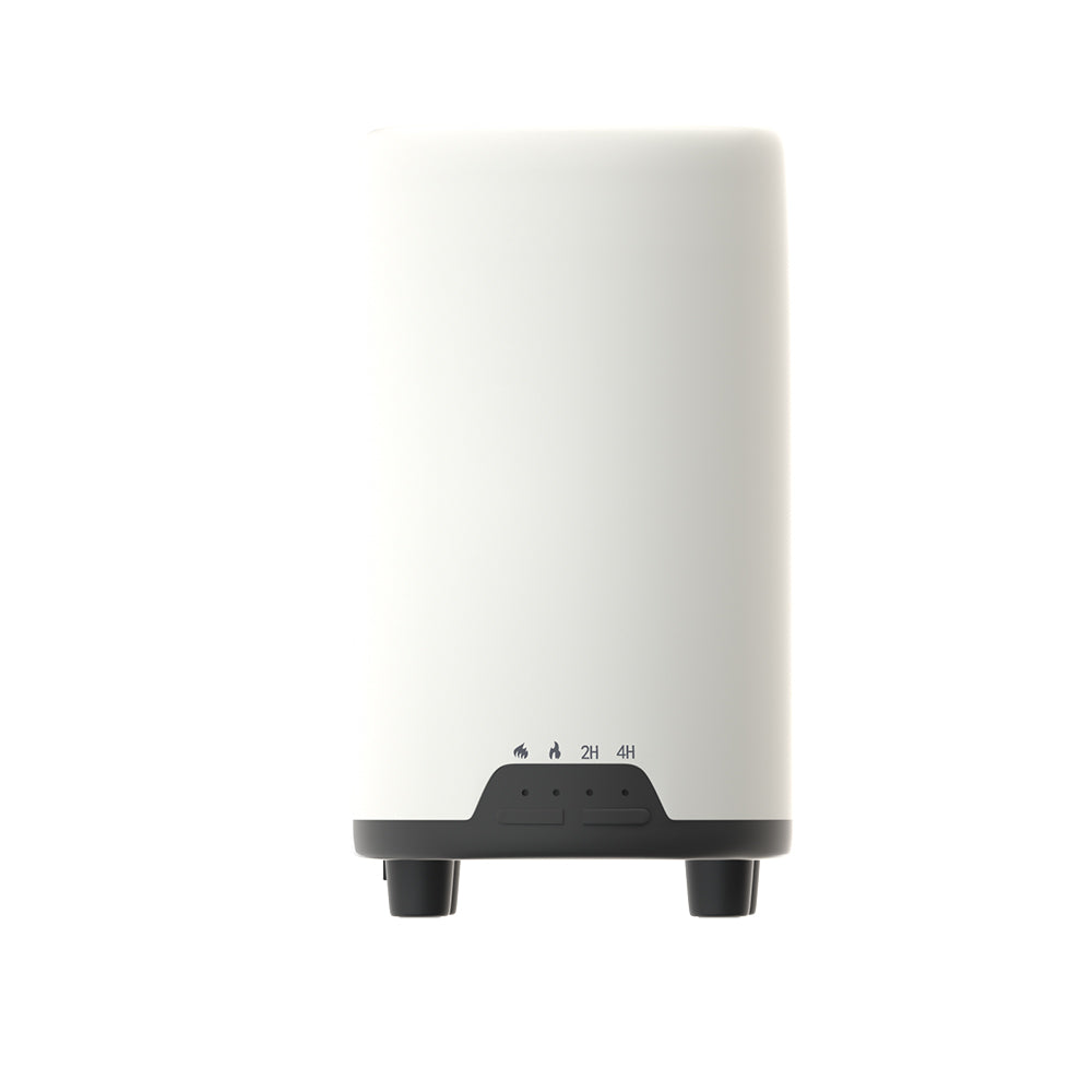 Devanti 240ml Aroma Diffuser Ultrasonic Flame Effect White
