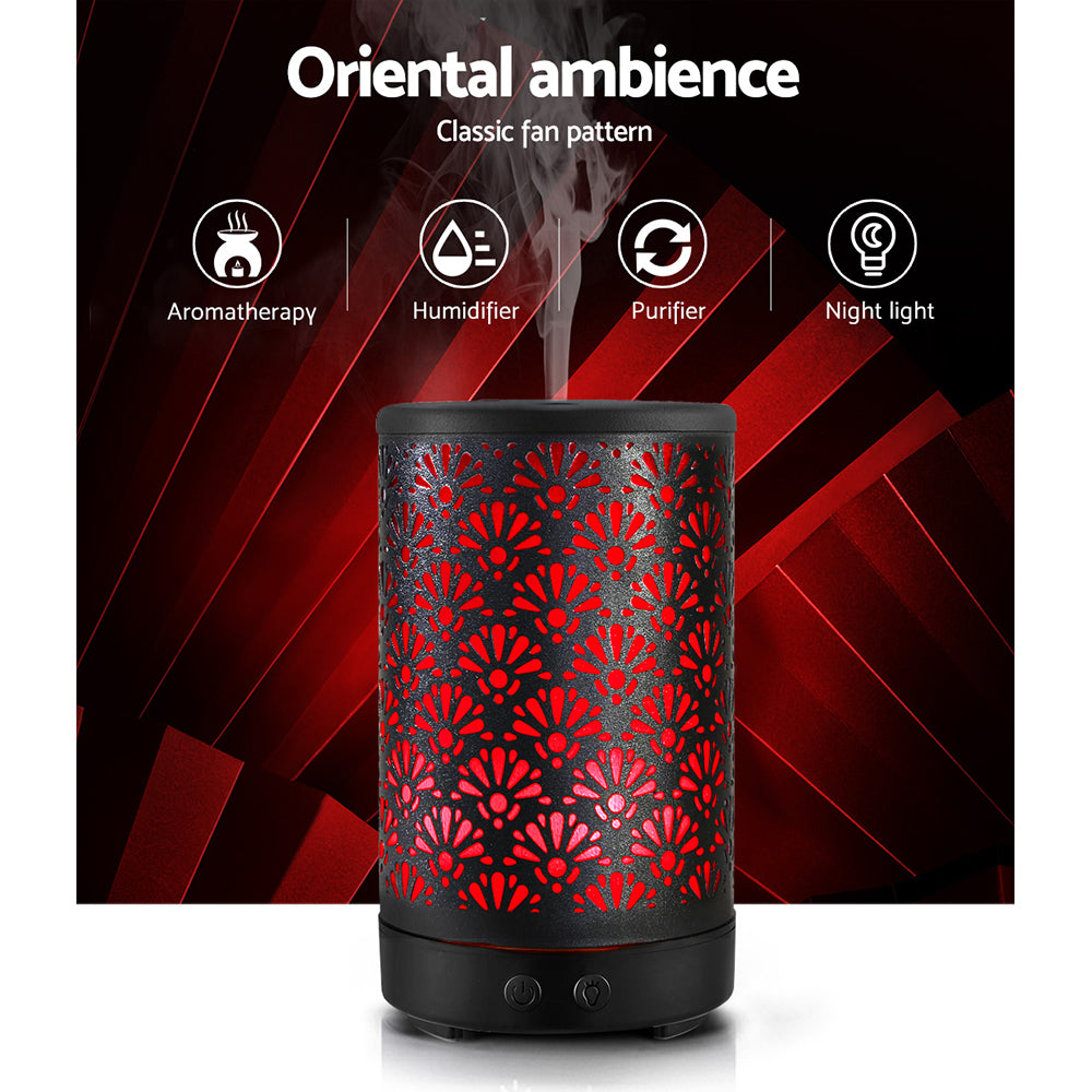 Devanti 100ml Aroma Diffuser Ultrasonic Black