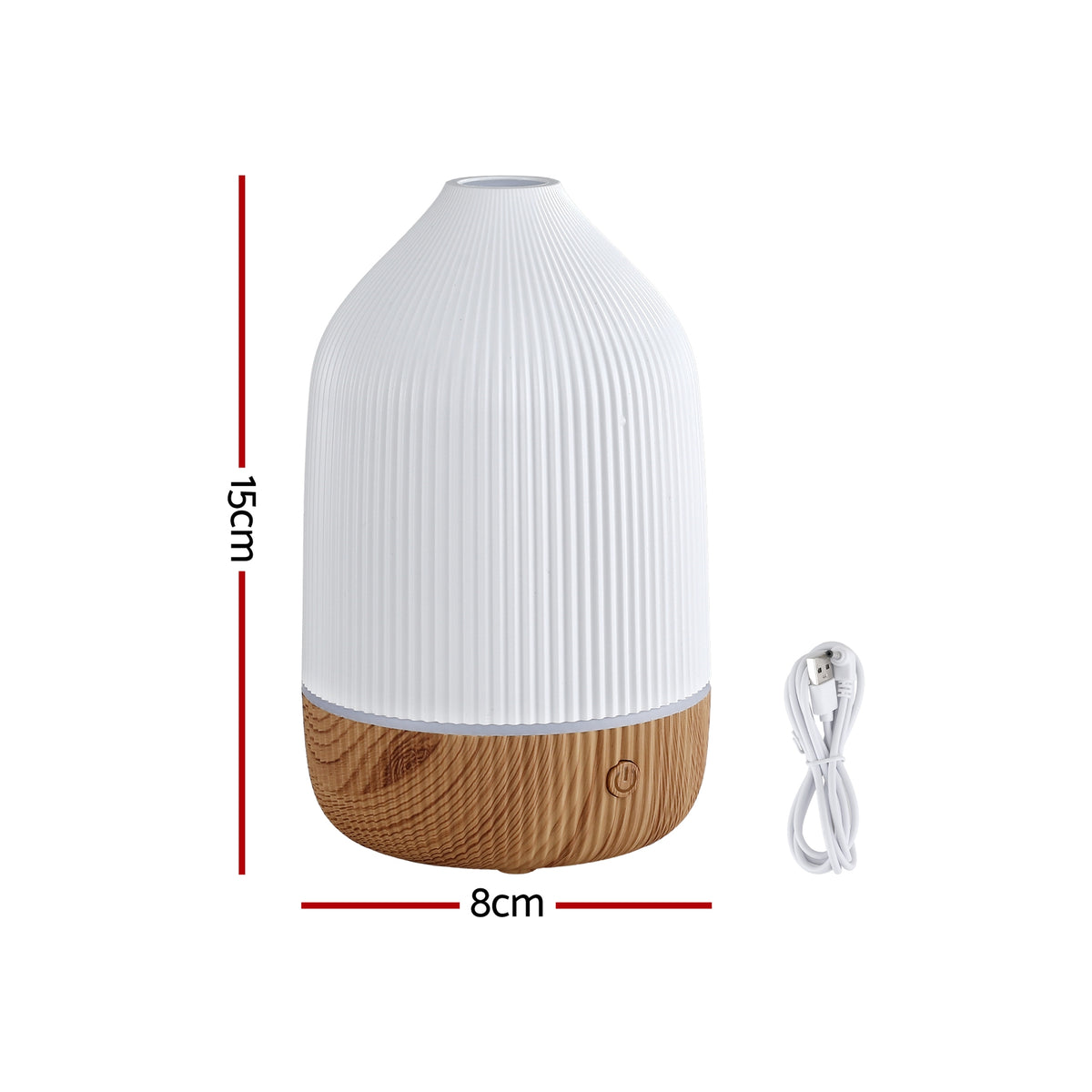 Devanti Ultrasonic Aroma Diffuser 100ml Humidifier Forest