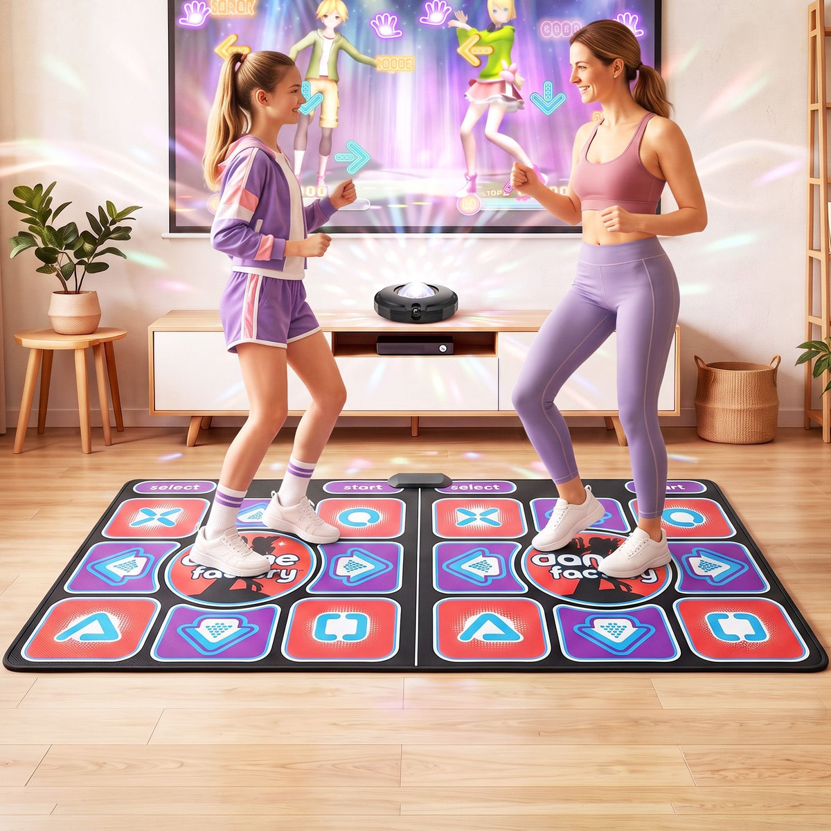 Keezi 2 Player HDMI Dance Mat with AR Camera Game System