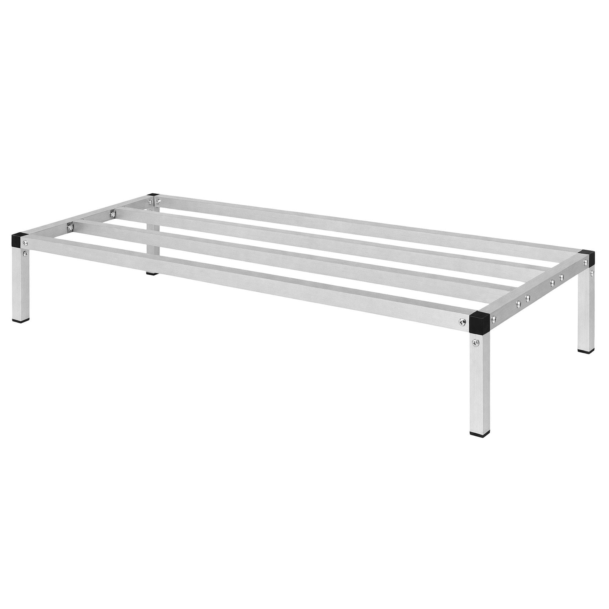 Giantz 122x51cm Aluminum Dunnage Rack Heavy Duty Kitchen Storage Platform