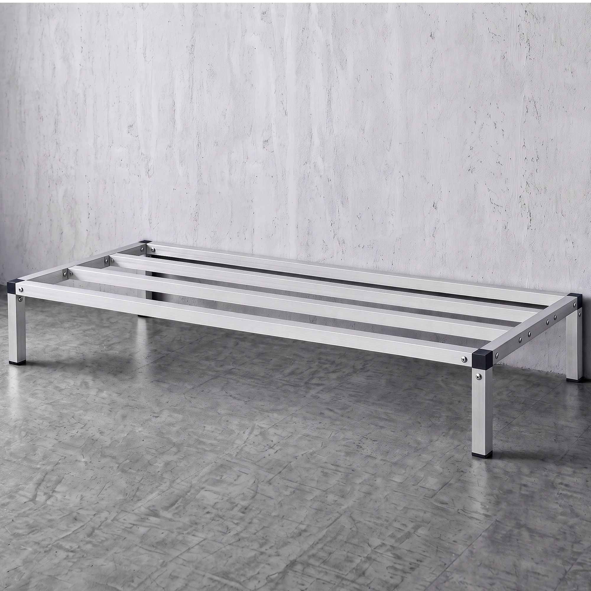 Giantz 122x51cm Aluminum Dunnage Rack Heavy Duty Kitchen Storage Platform