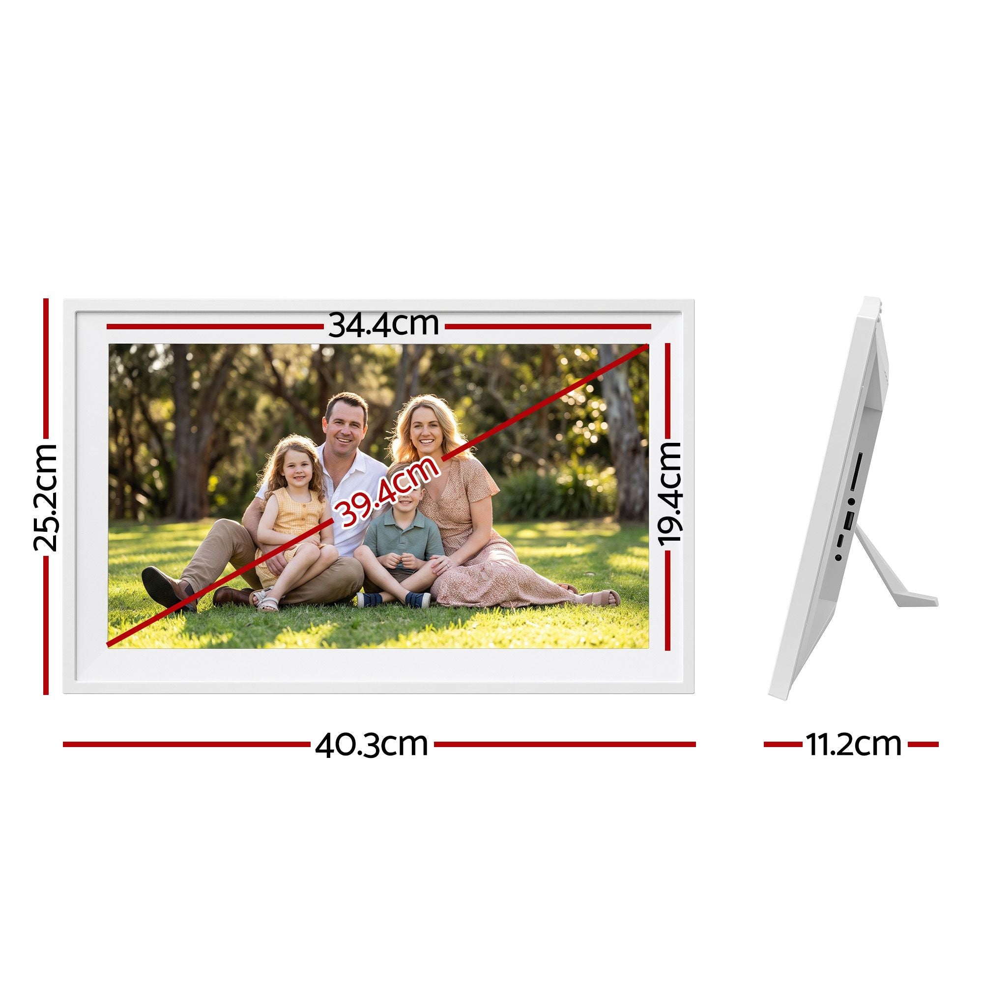 Artiss 15.6" Digital Calendar Planner Smart Photo Frame Family Chore Chart & Sync