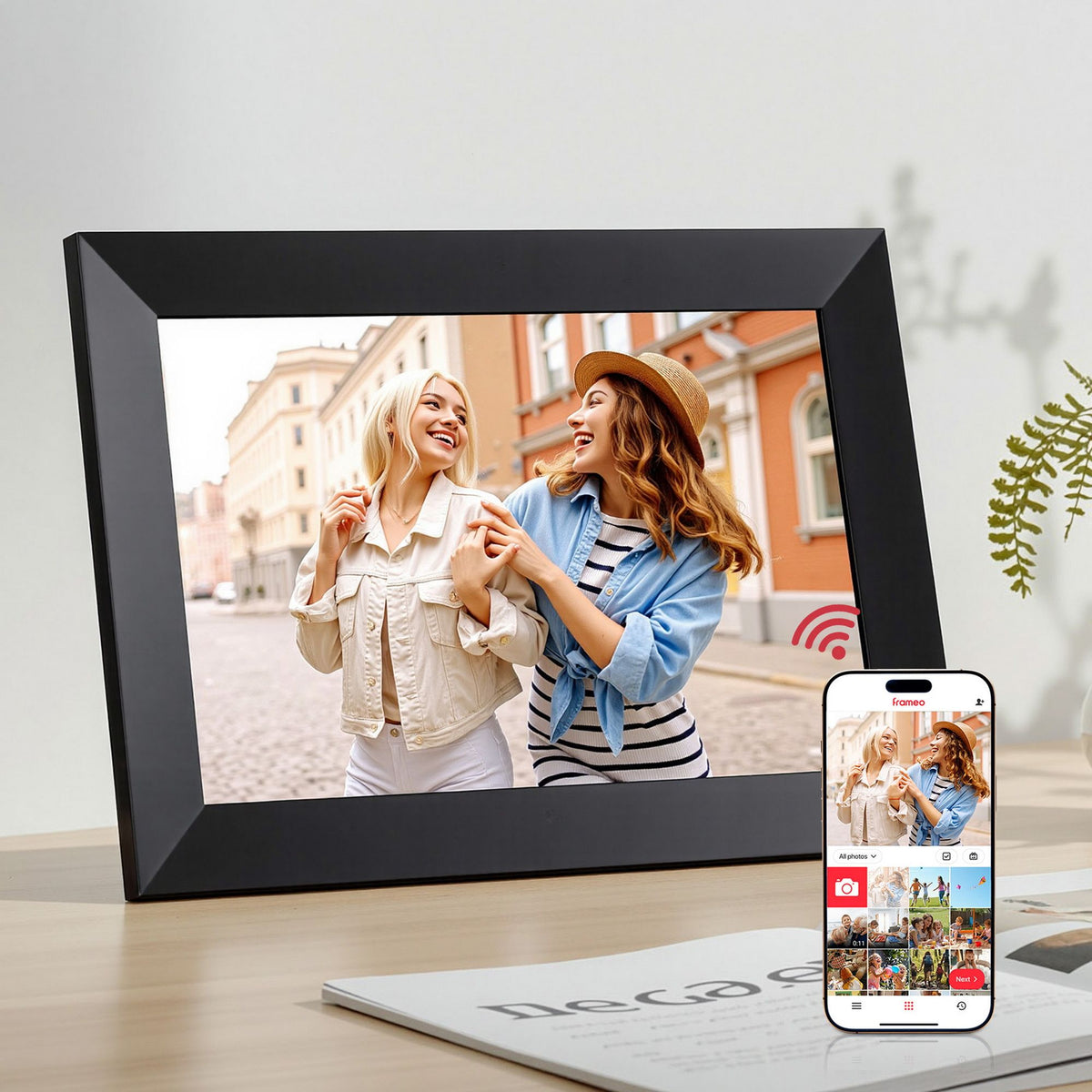 Artiss 10.1 Inch Digital Photo Frame WIFI Touch Screen 32GB