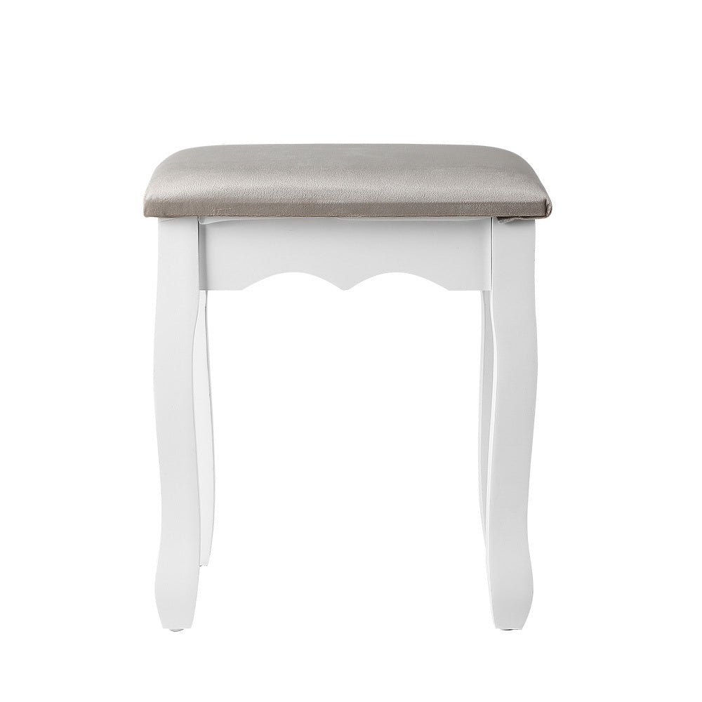 Artiss Velvet Dressing Table Stool Grey