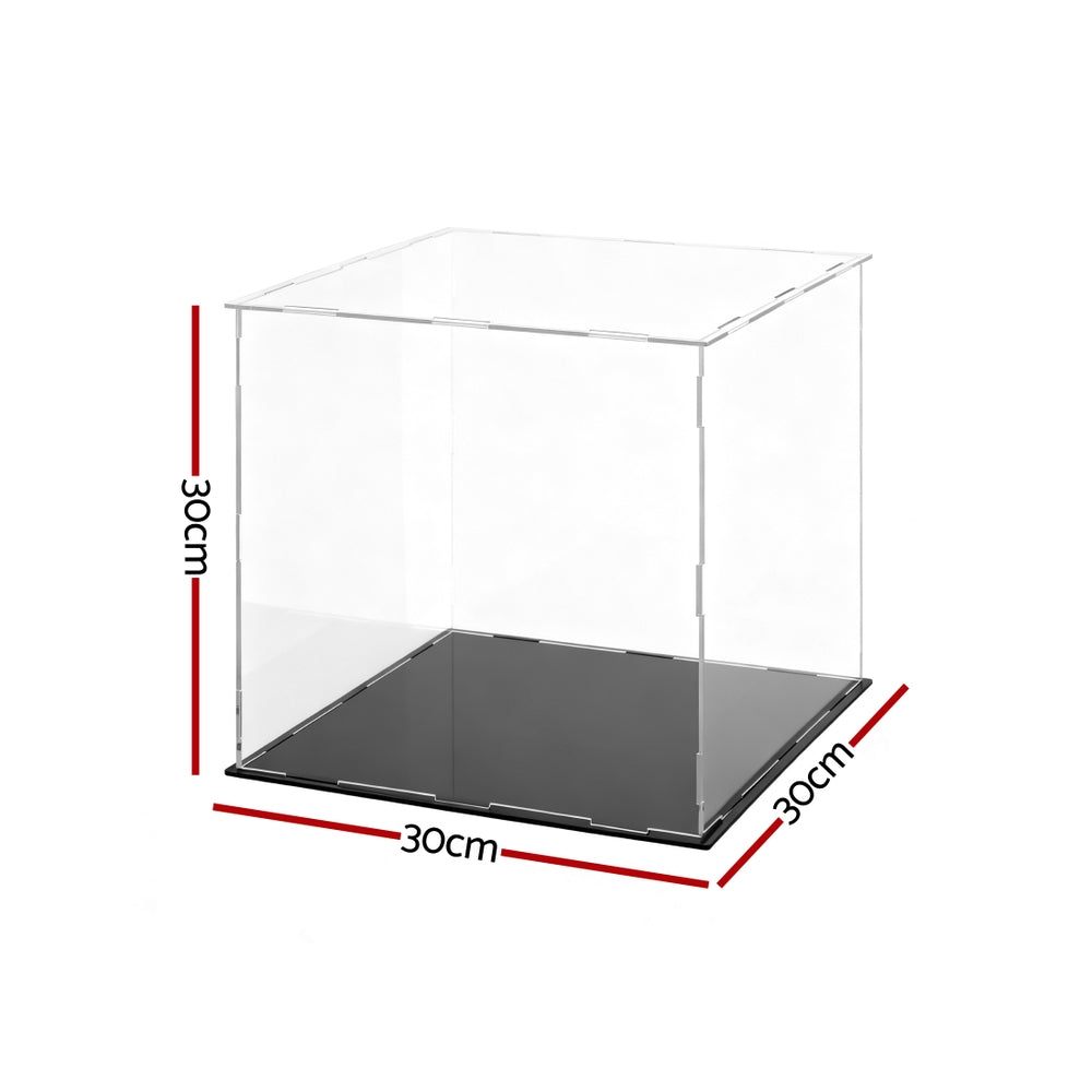 Artiss Clear Acrylic Display Case Dustproof 30cm