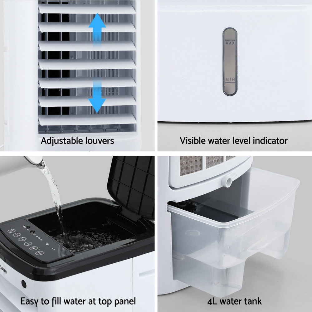 Devanti Evaporative Air Cooler with Remote 4L