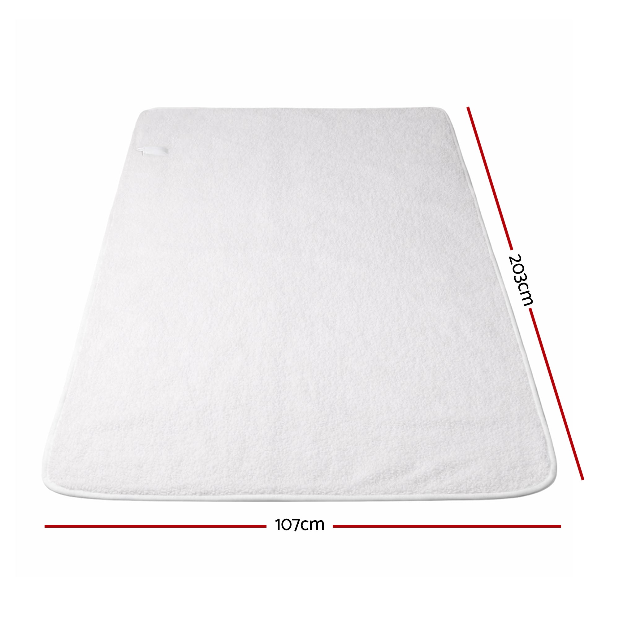 Giselle Electric Blanket LED Remote Sherpa Fleece Underlay Fully Fitted Machine Washable King Single