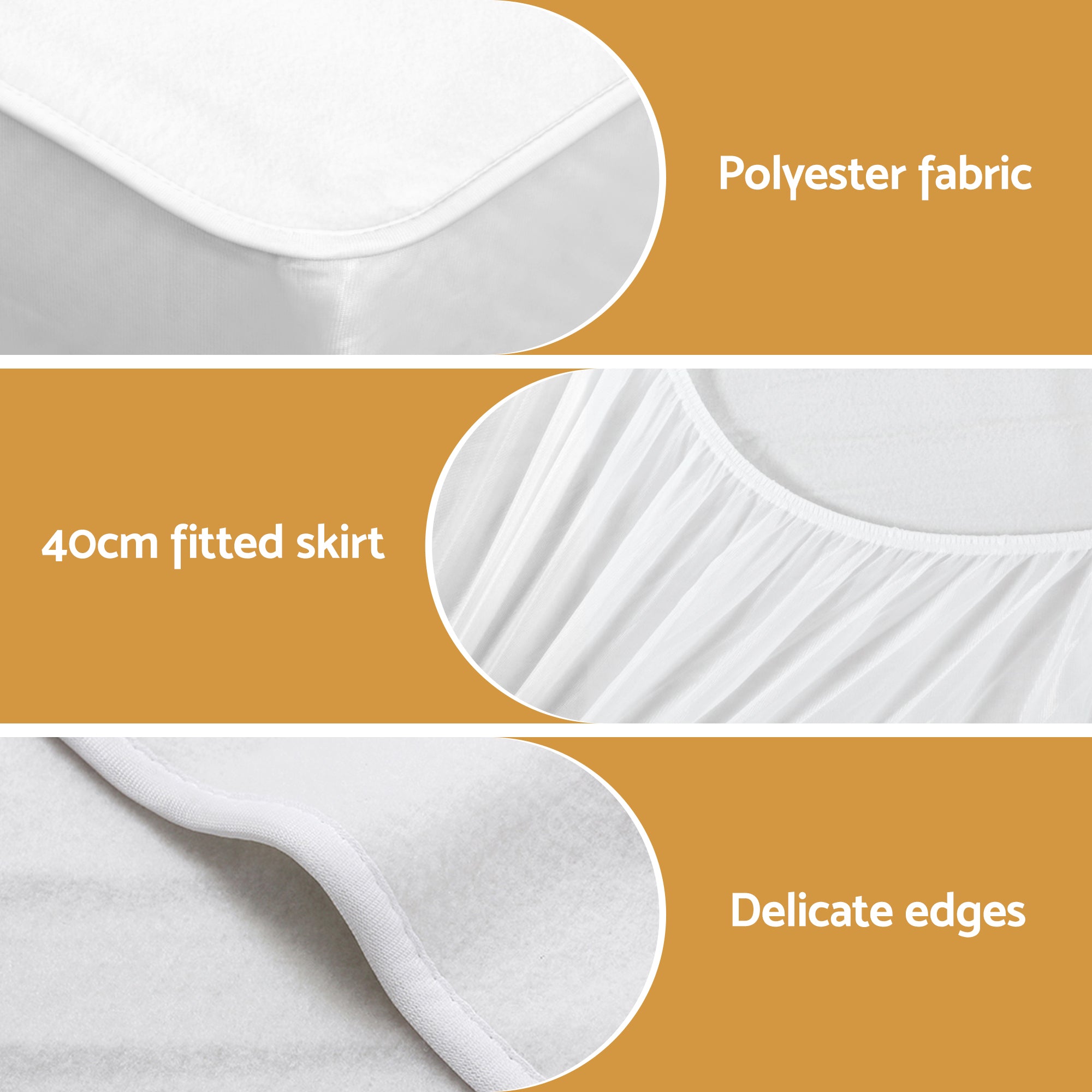 Giselle Electric Blanket King Single Heated Fully Fitted Washable Pad Winter Warm