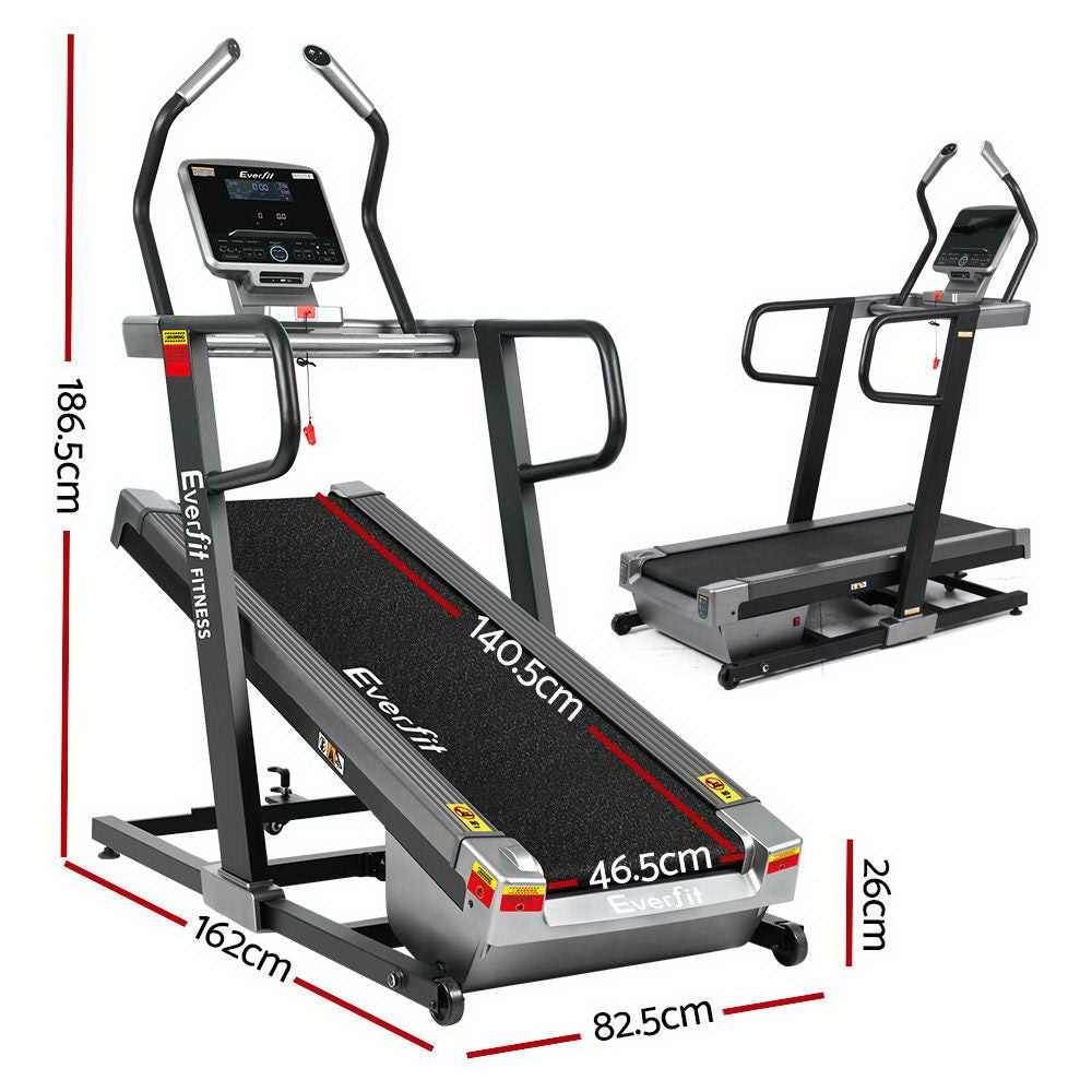 Everfit Professional Home Gym Electric Incline Treadmill Black