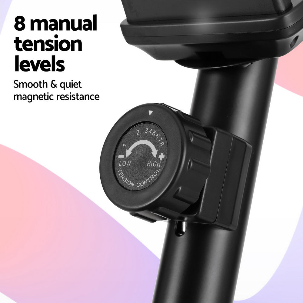 Everfit Under Desk Exercise Bike Magnetic Resistance 120kg Capacity