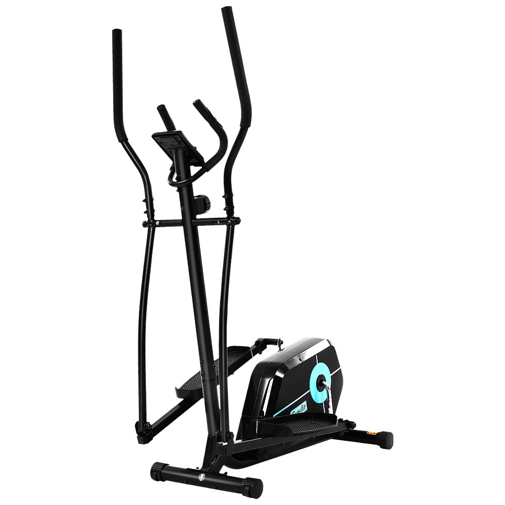Everfit Elliptical Cross Trainer Magnetic Black Home Gym Fitness Machine