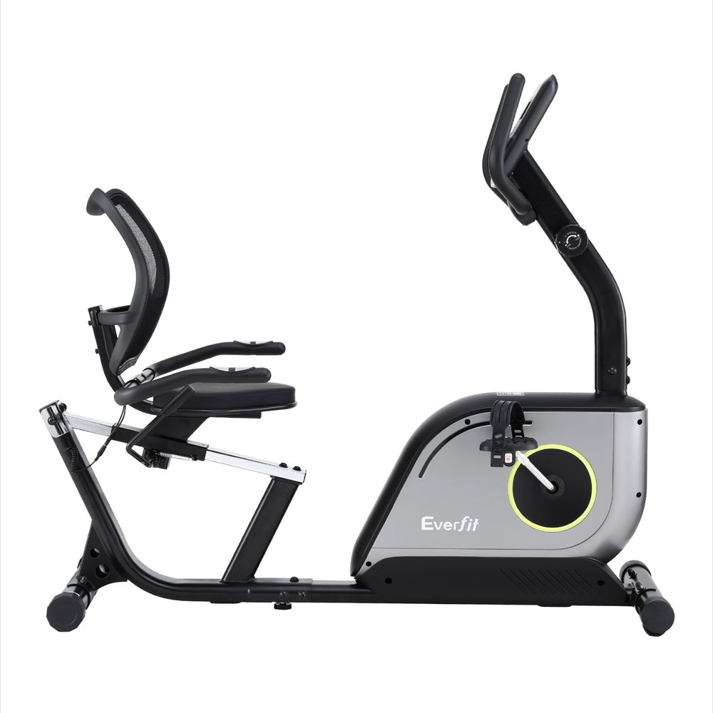 Everfit Recumbent Exercise Bike Magnetic Mesh Chair 120kg Load